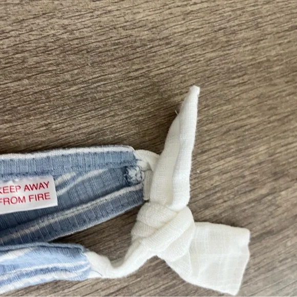 Zara Chic Blue and White Striped Kids Dress - Picture 4 of 7